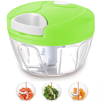 Manual Speedy Spin Chopper Mini Turbo Cutter-5
