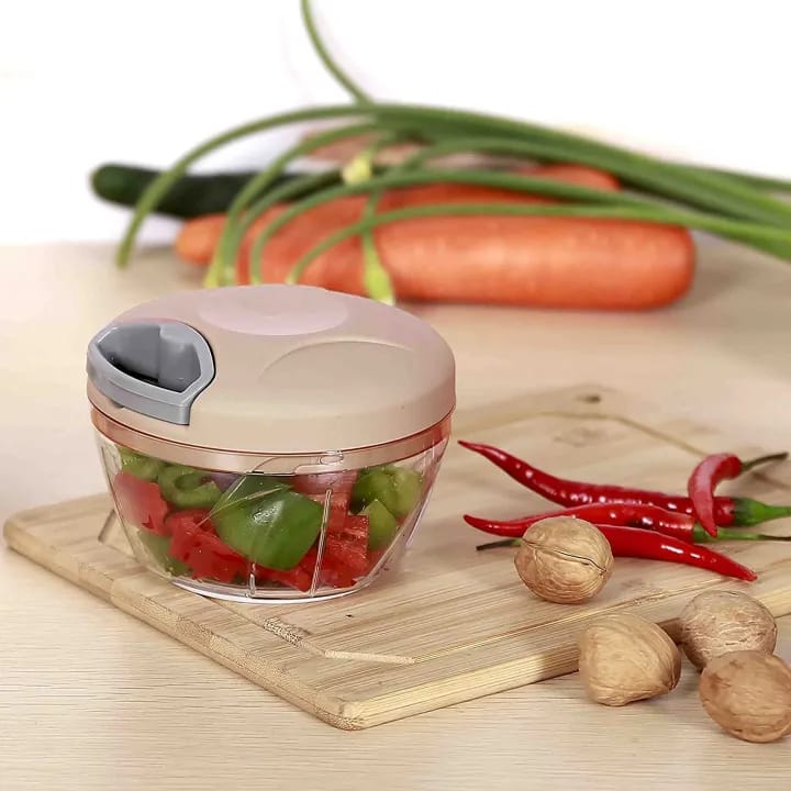 Manual Speedy Spin Chopper Mini Turbo Cutter-6